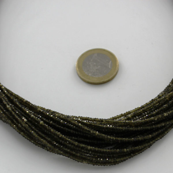 Cat’s eye/Gree Obsidian_Tyre_Faceted_Beads_By_Ariyangems