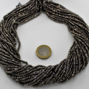 Gray_Plated_Pyrite_Tyre_Faceted_Beads_By_Ariyangems